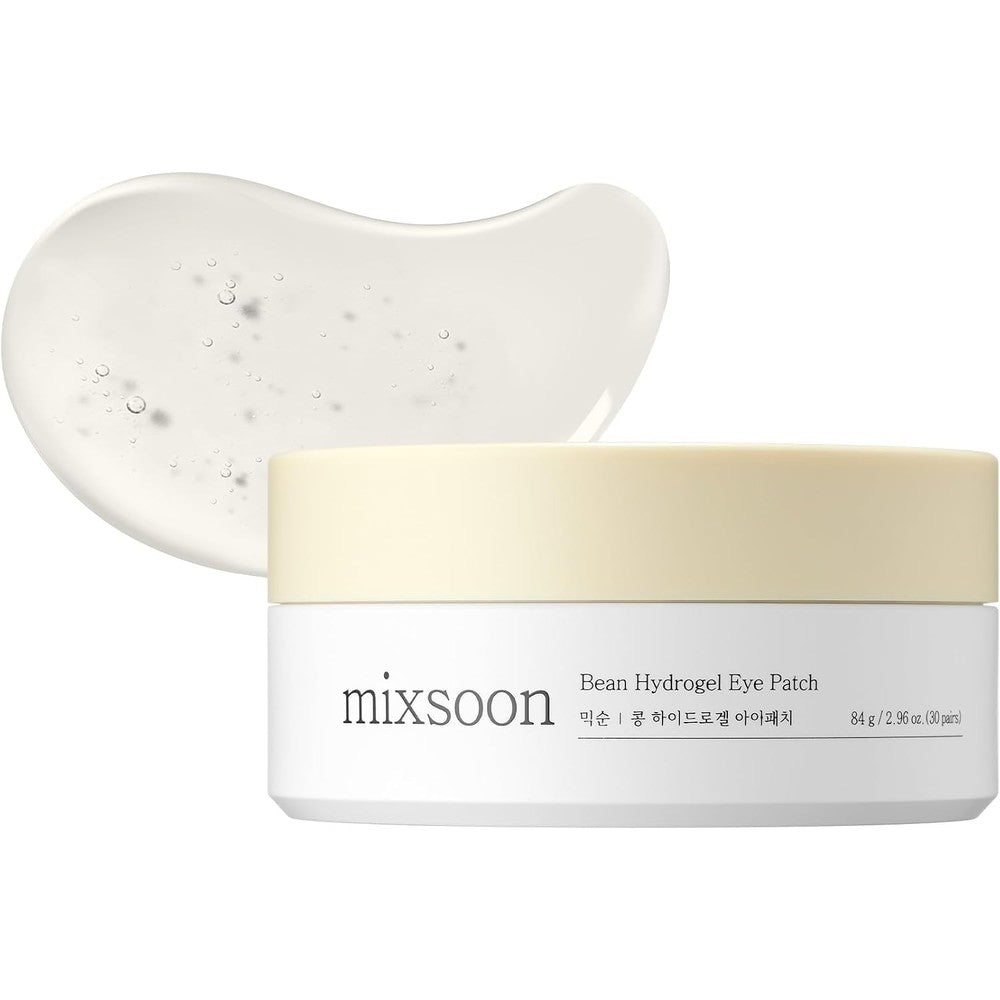 Mixsoon Bean Hydrogel Eye Patch Korean Glass Skin Under Eye Mask For Dark Circles And Puffiness 30 Pairs 84 Grams