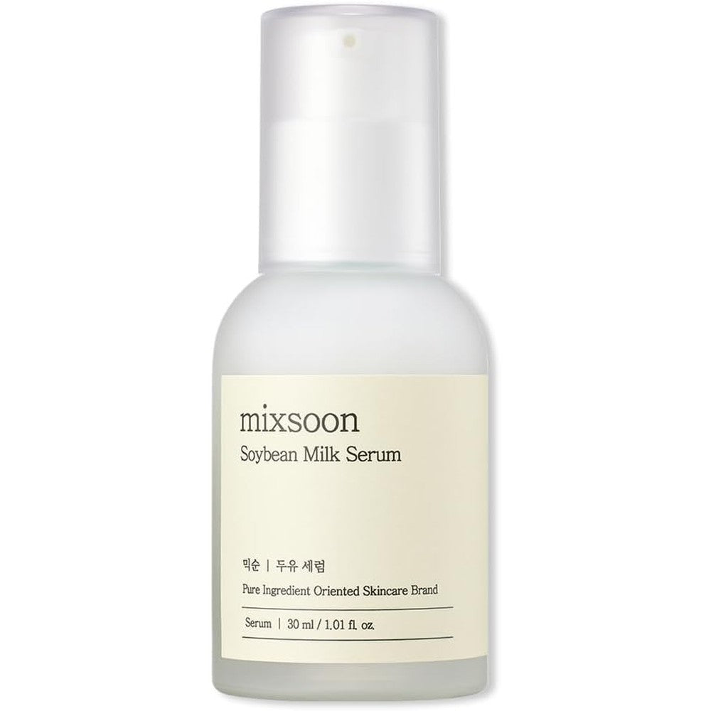 Mixsoon Soybean Milk Serum Hydrating And Firming Face Milk Moisturizer With Fermented Soy Protein And Vegan Baby Collagen Peptides 30ml