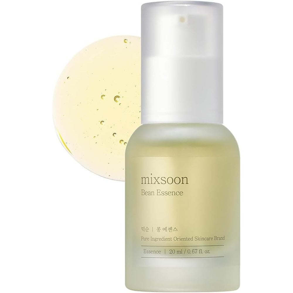 Mixsoon Bean Essence Mini Korean Skin Care Hydrating Face Serum And Gentle Exfoliant For Glass Skin Glow Twenty Milliliters