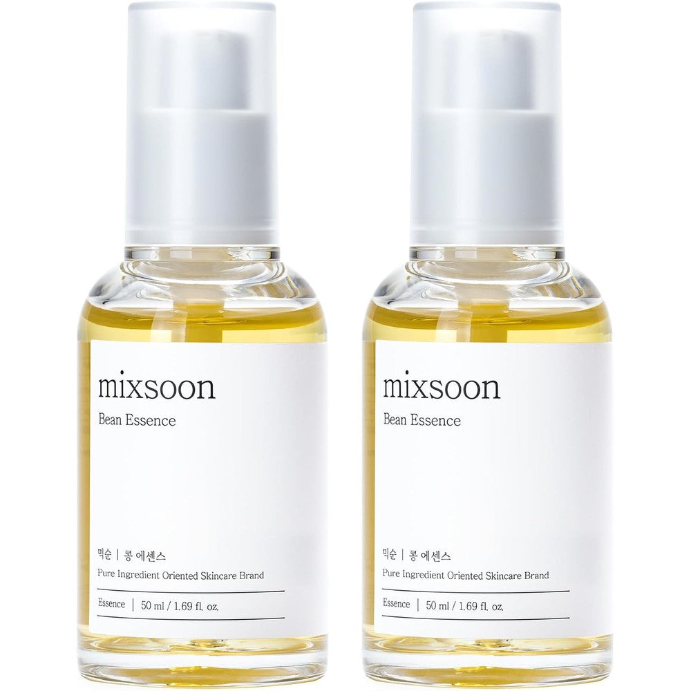 Mixsoon Bean Essence Gentle Exfoliating Face Serum And Hydrating Skin Care Duo Bundle Set 50ml Pack Of 2