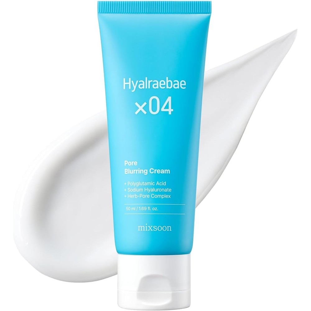 Mixsoon Hyalraebae Pore Blurring Cream Hydrating And Pore Refining Face Moisturizer For Smooth Skin Texture 50 Milliliters 1.69 Fluid Ounces