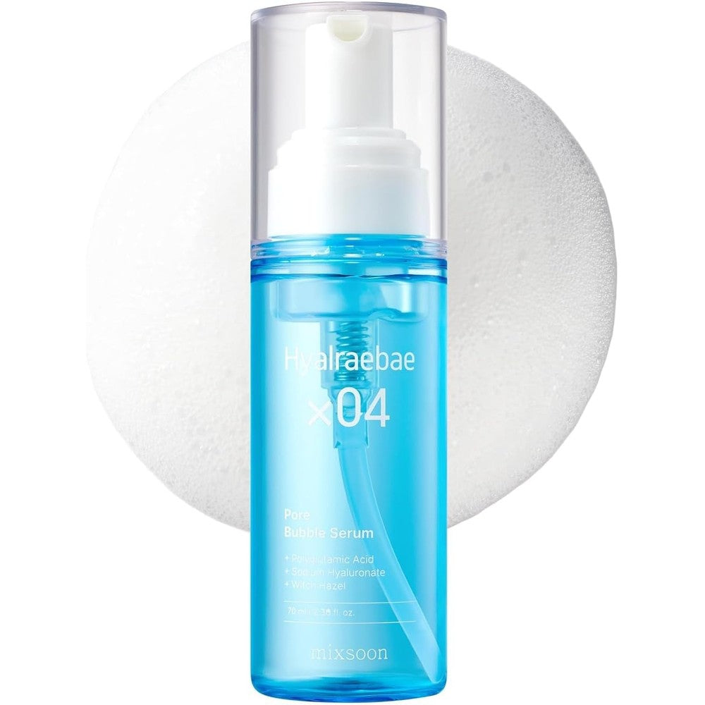 Mixsoon Hyalraebae Pore Bubble Serum Airy Foam Serum With Exosome For Smooth Pores And Glass Skin Hydration 70 Milliliters 2.36 Fluid Ounces