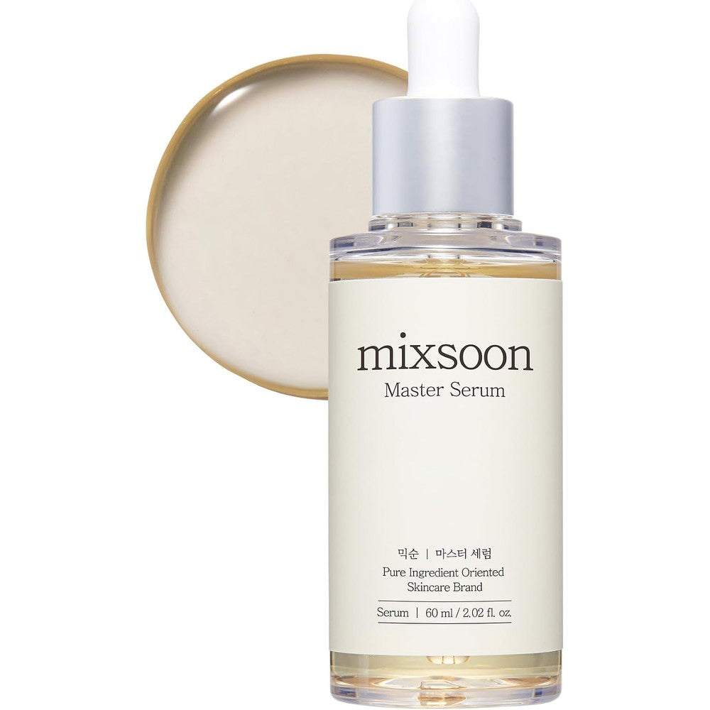 Mixsoon Master Serum Intensive Moisturizing and Barrier Repair Face Serum for Radiant Korean Glass Skin 60ml / 2.02 Fluid Ounces