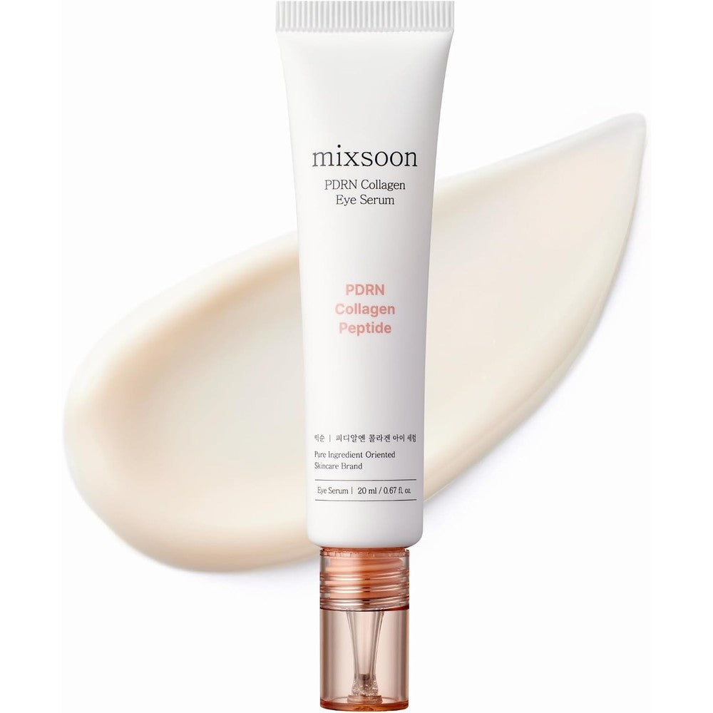 Mixsoon PDRN Collagen Eye Serum Revived Under Eye Serum With Gentle Smooth Formula For Sensitive Under Eye Skin 20 Milliliters