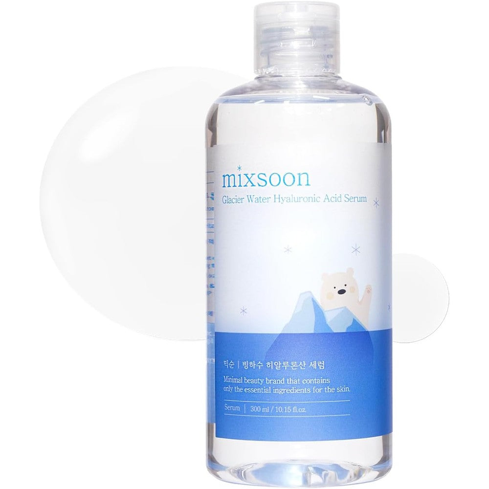 Mixsoon Glacier Water Hyaluronic Acid Serum Deep Hydration And Cooling Glass Skin Face Serum Three Hundred Millilitres