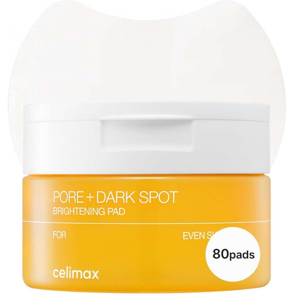Celimax Pore And Dark Spot Brightening Pad Exfoliating Peeling Toner Pads For Enlarged Pores And Hyperpigmentation With Hyaluronic Acid 80 Pads