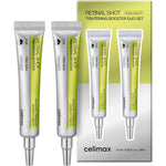 Celimax The Vita A Retinal Shot Tightening Booster Duo Set Anti Aging Night Serum For Wrinkles And Pore Minimizing Two Pack Of Fifteen Milliliters