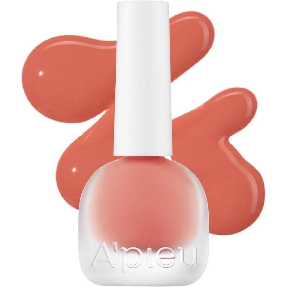 A'PIEU Juicy-Pang Water Blusher CR01 Peach Fruity Liquid Blush For Cheeks Buildable Blendable Hydrating Dewy Finish 0.31 Fluid Ounce