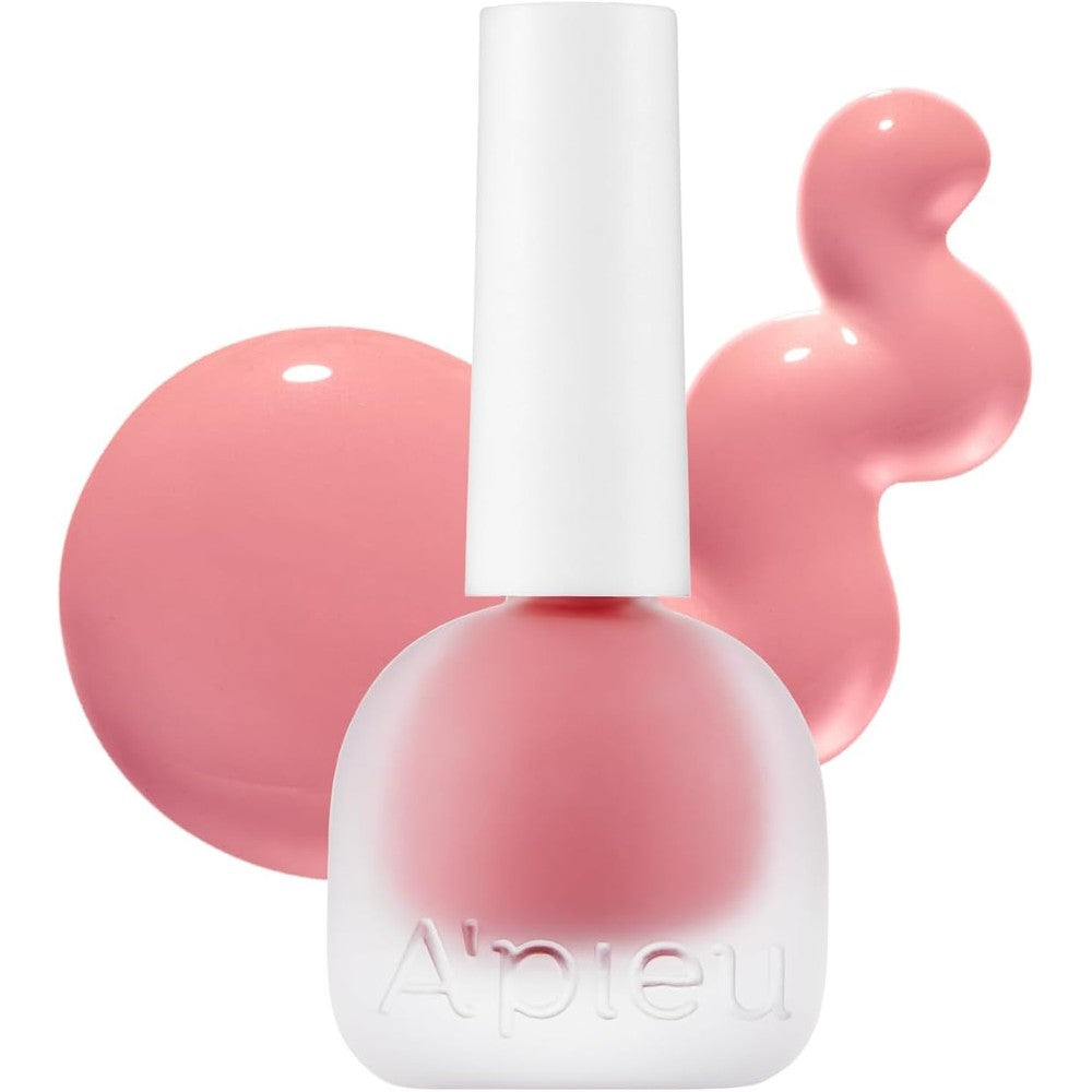 A'Pieu Juicy Pang Water Blusher PK01 I'm Strawberry Fruity Liquid Blush For Cheeks Hydrating Dewy Finish 0.31 Fluid Ounce