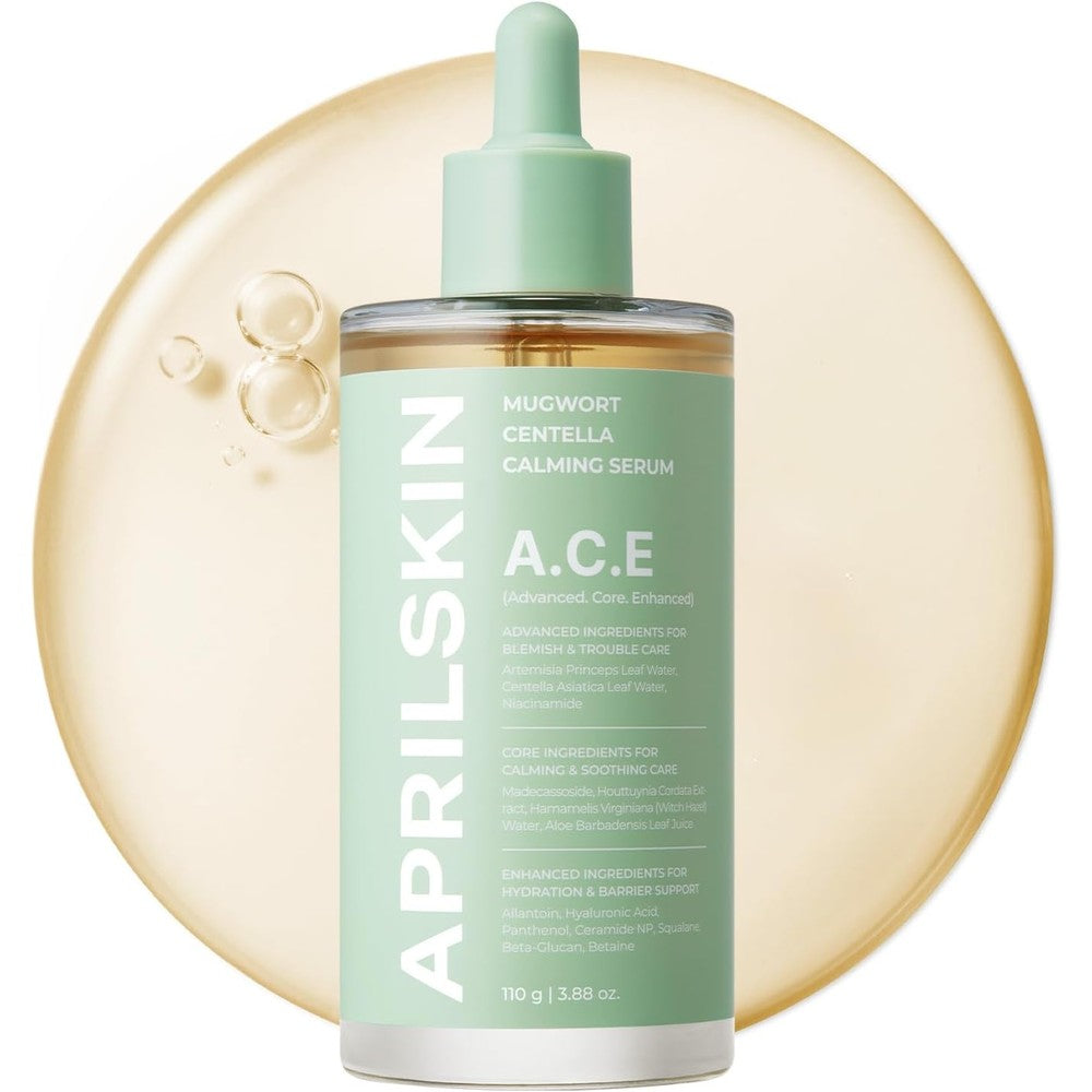 APRILSKIN A.C.E Mugwort Centella Calming Serum For Troubled Skin 110 Grams