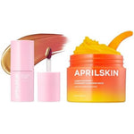 APRILSKIN Long-Wearing Lip And Cleanse Duo Set Featuring Hero All Day Plumping Lip Stain And Carrotene Hydromelt Cleansing Balm Ninety Milliliters