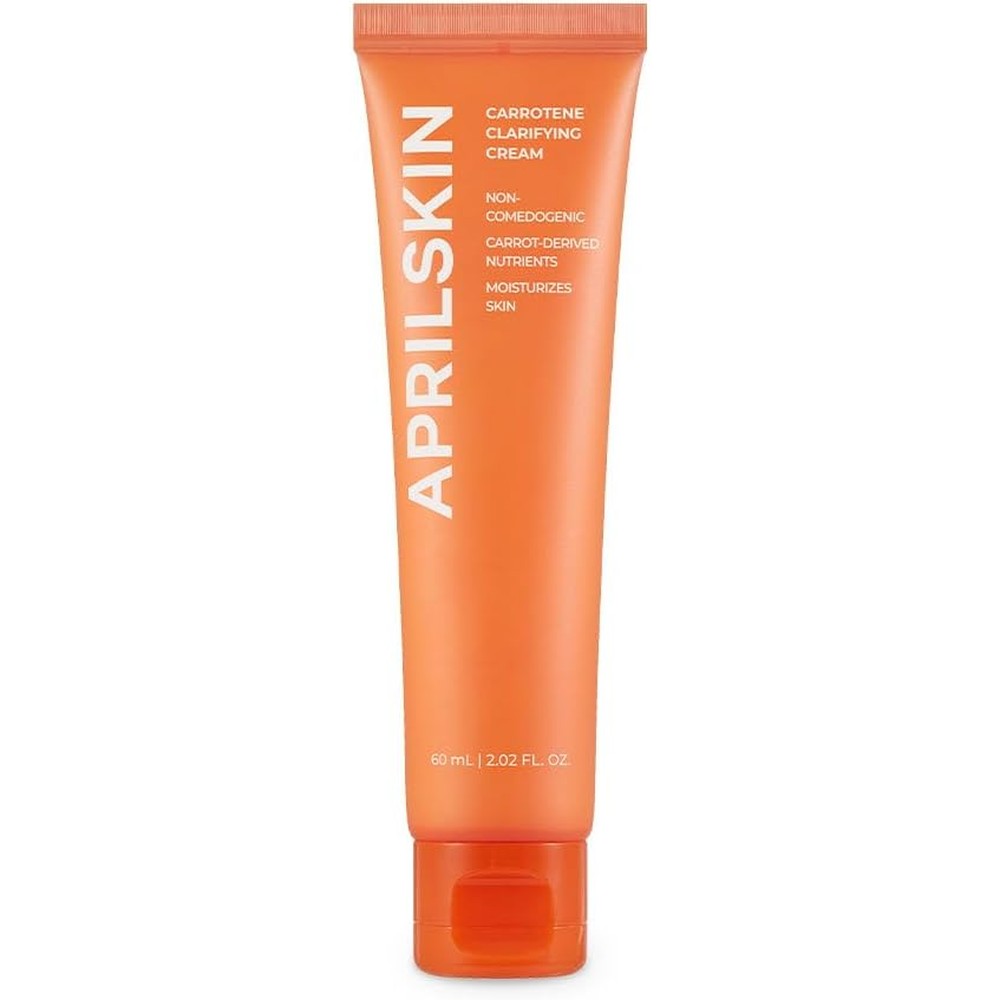 Aprilskin Carrotene Clarifying Cream For Oily Sensitive Acne Prone Skin Moisturizer With Carrot Seed Oil And Peptides Two Point Zero Two Ounces
