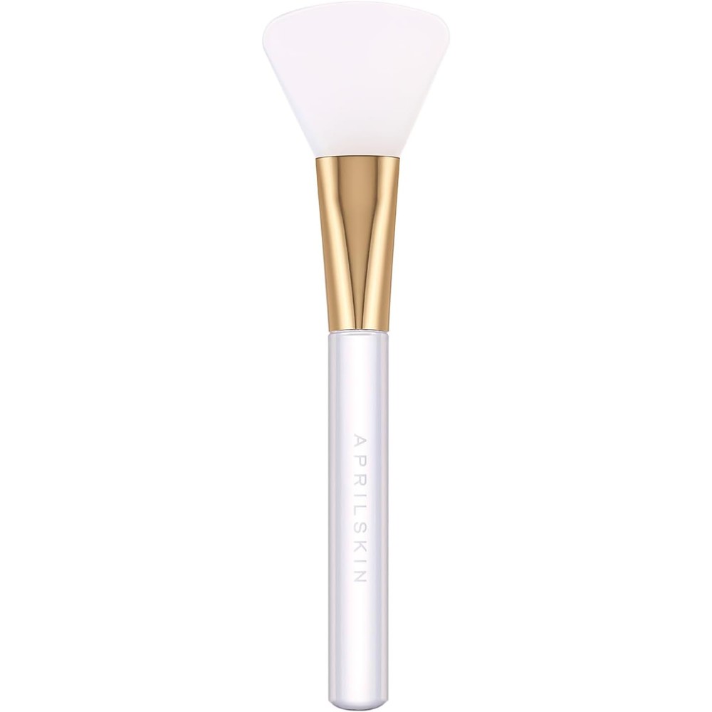 APRILSKIN Jelly Brush Silicone Face Mask Application Tool For Even Coverage And Mess Free Skincare Enhancer Clear Handle One Piece