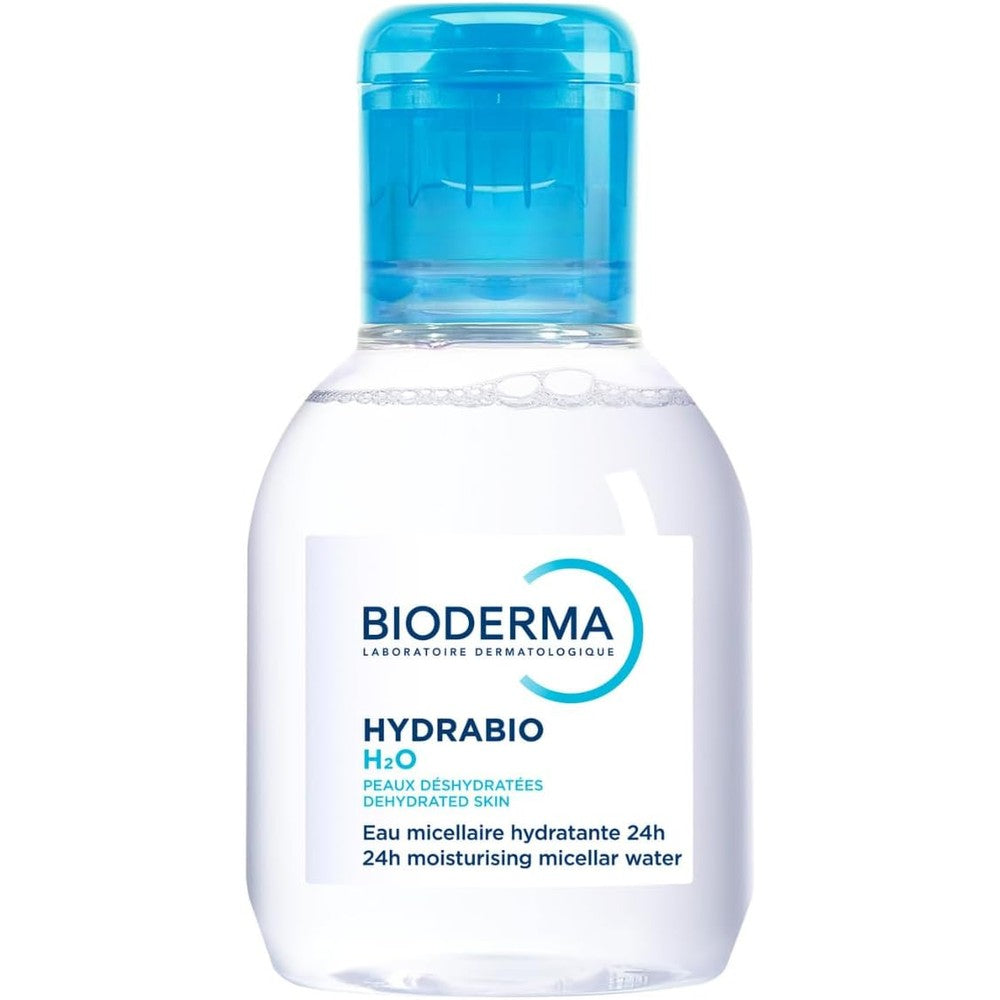 Bioderma Hydrabio H2O Micellar Water Face Cleanser And Makeup Remover For Dehydrated Sensitive Skin 100 Milliliters