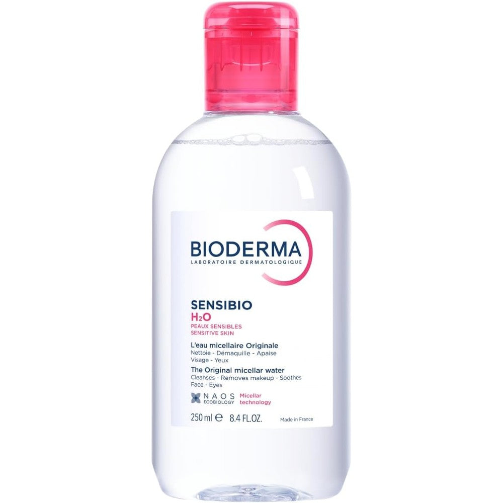 Bioderma Sensibio H2O Daily Soothing Cleanser And Makeup Remover For Sensitive Skin 250 Milliliters