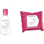 Bioderma Sensibio H2O Micellar Cleansing And Makeup Removing Wipes For Sensitive Skin 25 Count