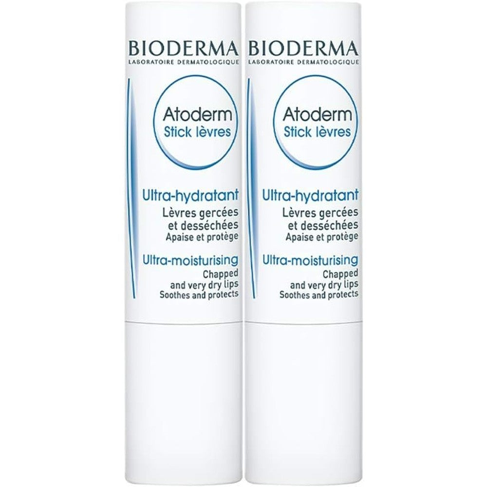 Bioderma Atoderm Lip Stick Hydrating Soothing And Renewing Lip Balm For Dry Chapped Lips 4 Gram
