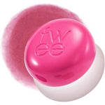 Fwee Lip And Cheek Blurry Pudding Pot Airbrushed Blush And Lip Tint Cherry Vibrant Pink 5 Grams