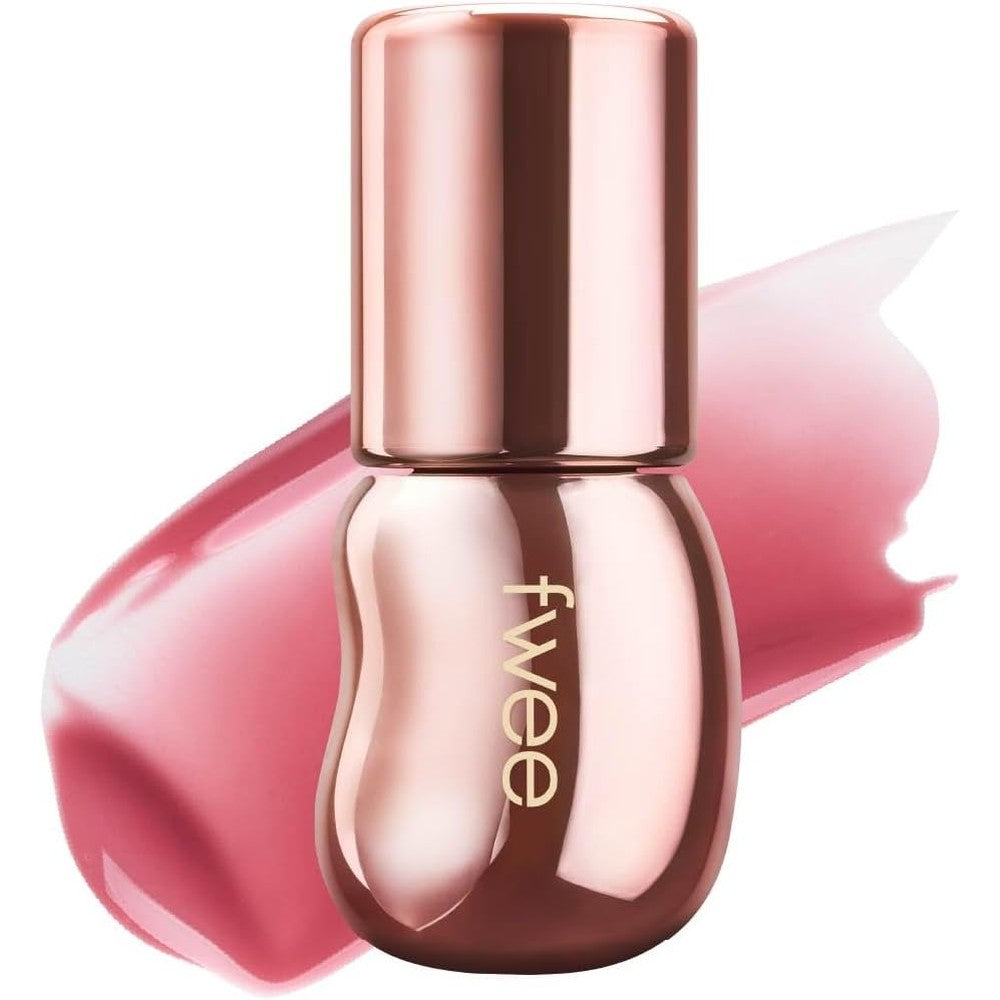 Fwee 3D Voluming Gloss 70 Percent Rich High Shine Non Sticky Lip Gloss For Makeup Long Lasting Moisturizing Gel Formula In Peach 70 Percent 5.3 Grams