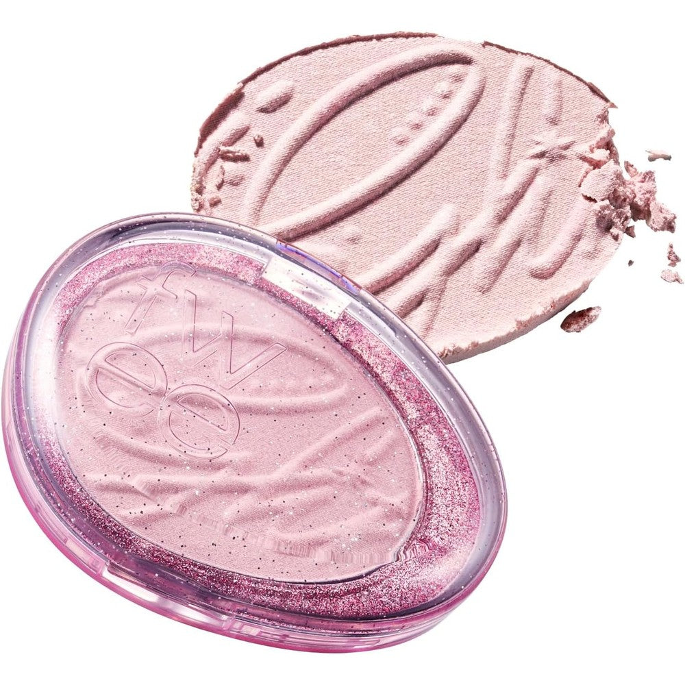 fwee Glitz Stone Highlighter Multidimensional Photogenic Birthstone Inspired Shimmer And Bold Glitter Face Powder Ruby Reborn 6.0 Grams