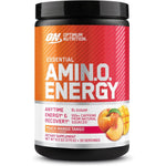 Optimum Nutrition Amino Energy Peach Mango Tango front container view showing supplement facts