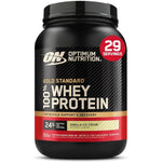 Optimum Nutrition Gold Standard 100 Percent Whey Protein Powder Vanilla Ice Cream 2 Pound