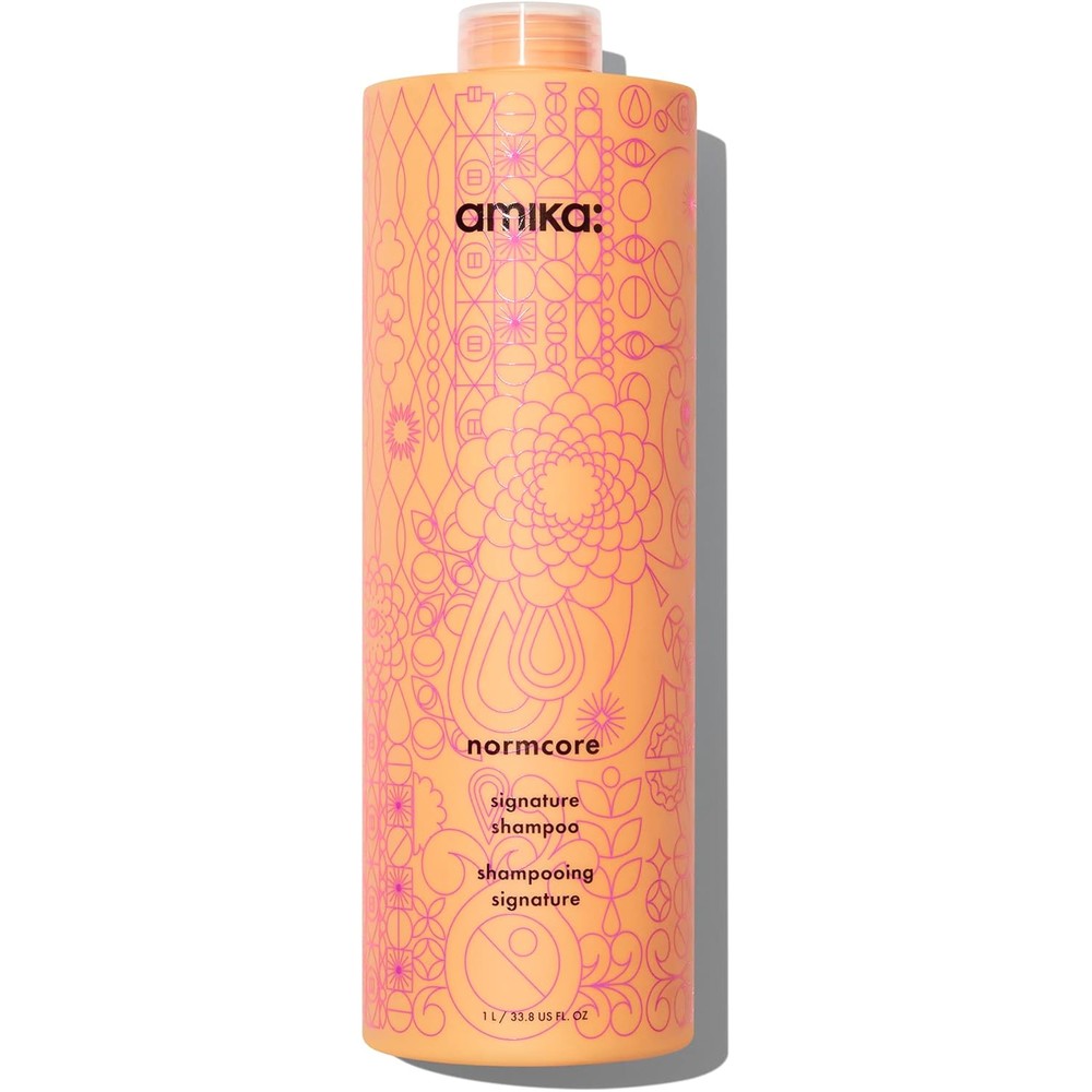 Amika Normcore Signature Shampoo Sulfate Free Hydrating Hair Cleanser For All Hair Types One Litre