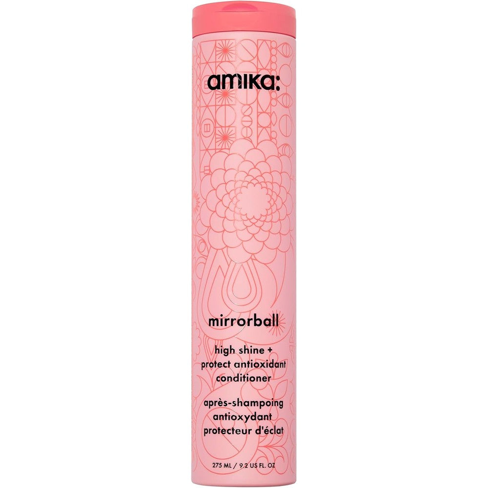 Amika Mirrorball High Shine and Protect Antioxidant Conditioner front bottle view