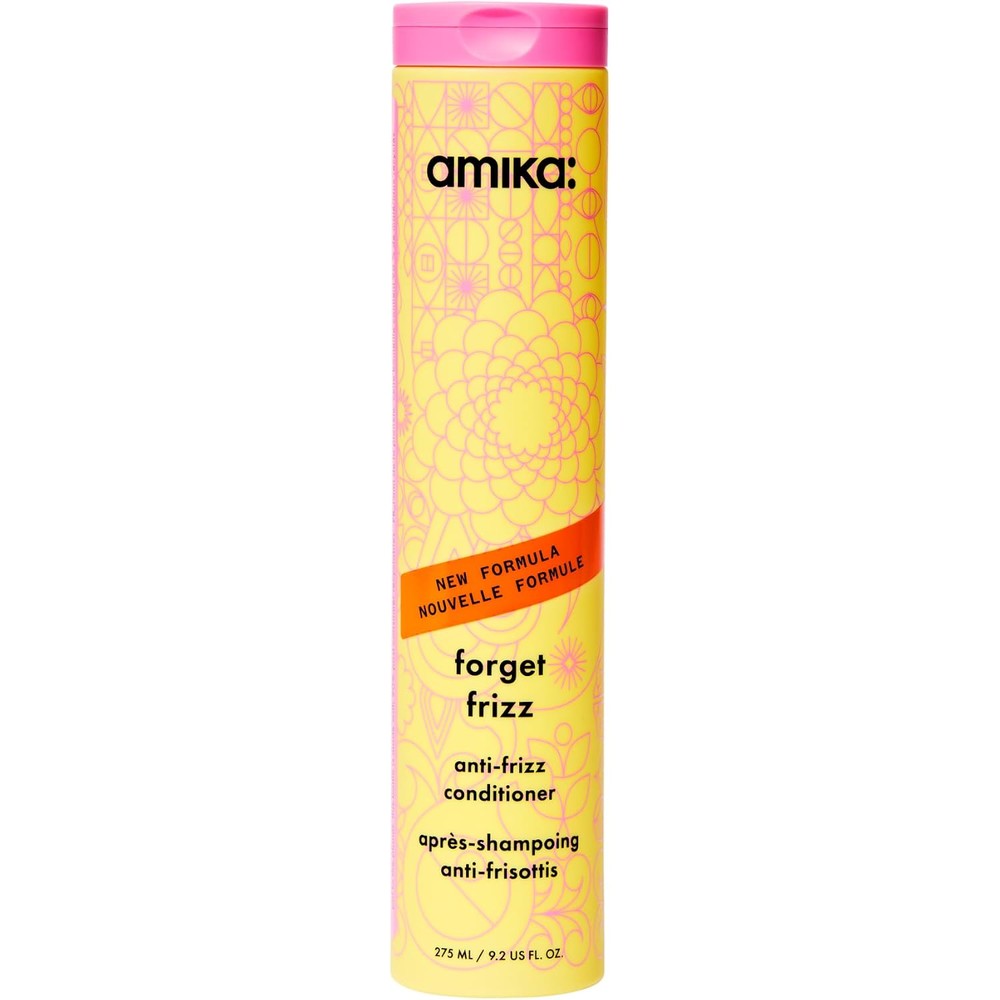 Amika Forget Frizz Anti Frizz Conditioner front view bottle