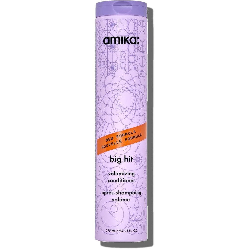 Amika Big Hit Volumizing Conditioner 275ml bottle front view for premium hair care