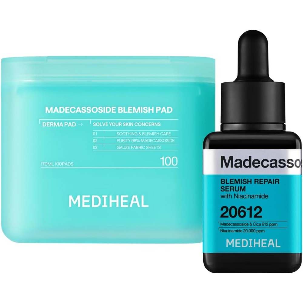 Mediheal Madecassoside Blemish Care Duo Set front view packaging for authentic skincare online purchase