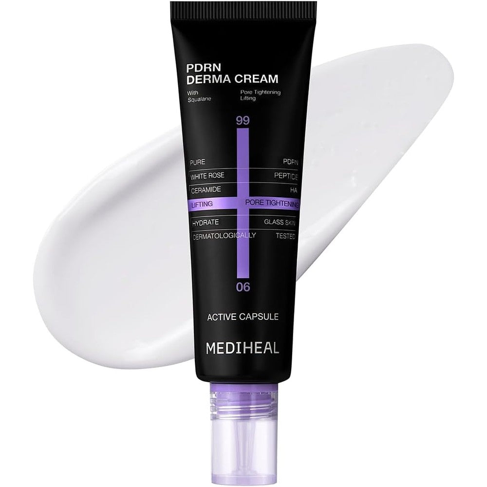 Mediheal Derma Cream PDRN front view packaging of the pore minimizing moisturizer
