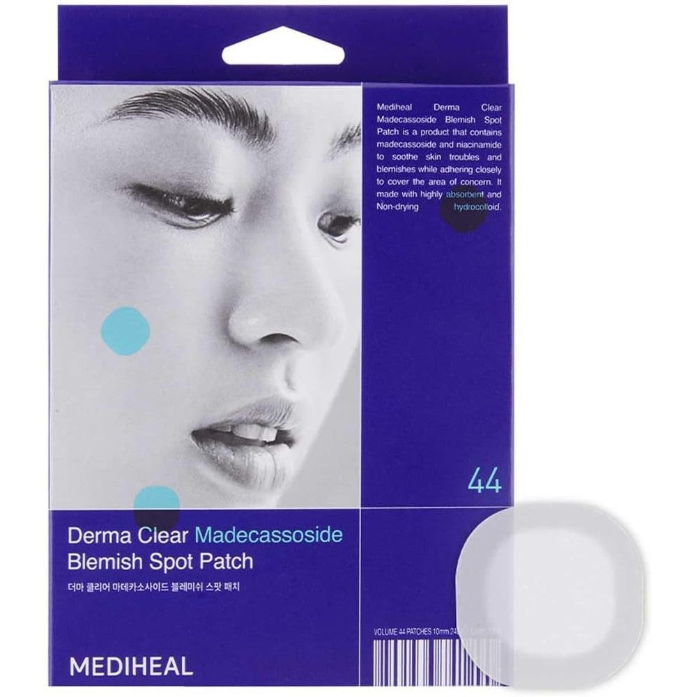 MEDIHEAL Derma Clear Madecassoside Blemish Patch For Acne Spot Protection And Fast Healing 44 Count