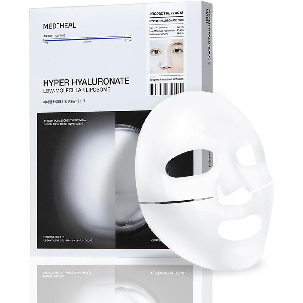 Mediheal Hyper Hyaluronate Hydrogel Moisture Deep Mask front view packaging
