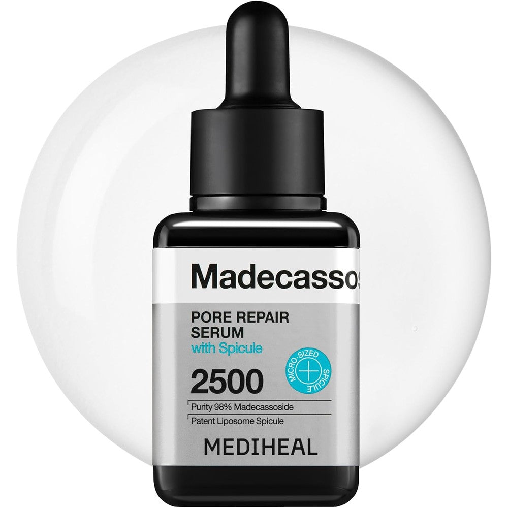 Mediheal Madecassoside Pore Repair Serum front view packaging for pore tightening skincare