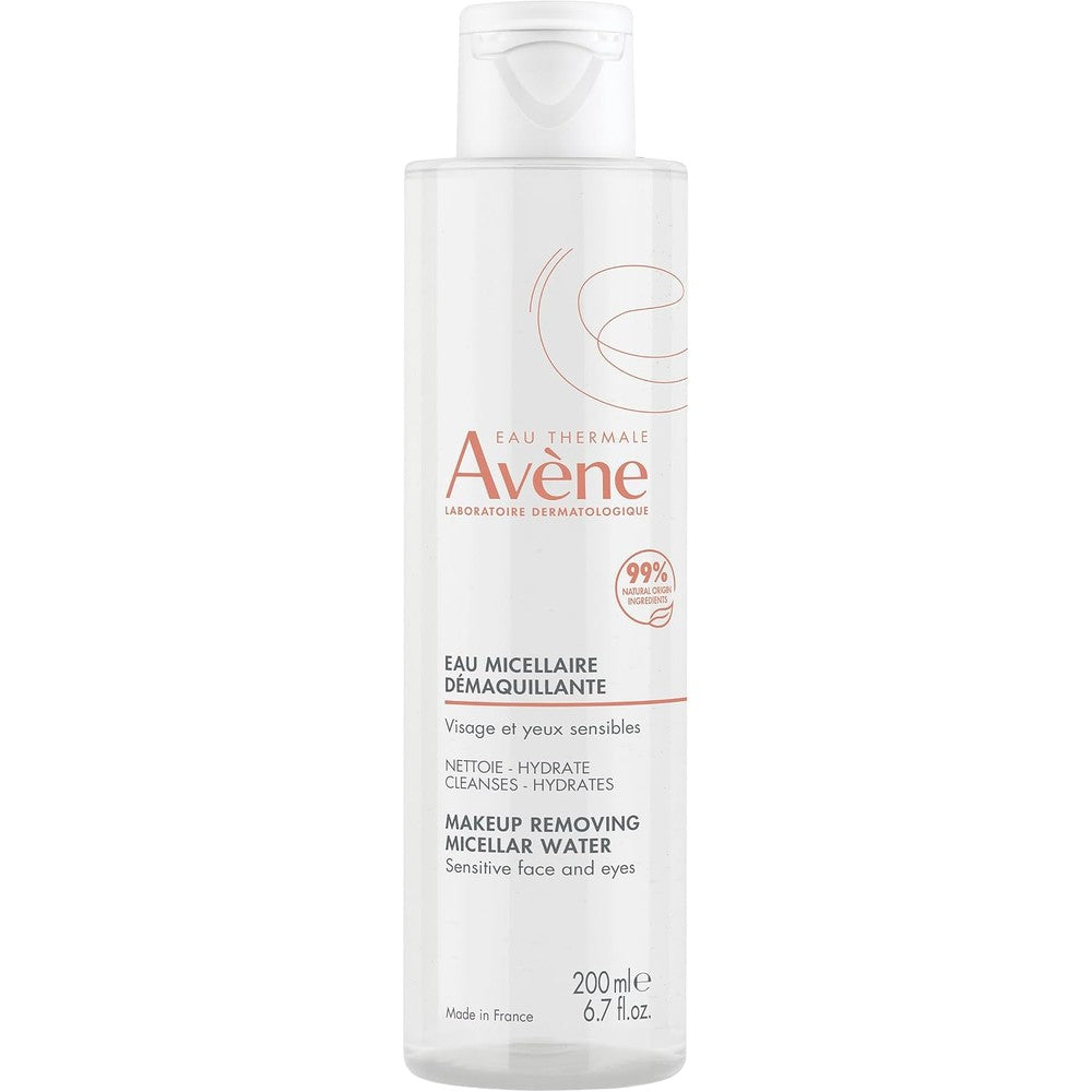 Avène Micellar Lotion Cleansing Water 3-In-1 Makeup Remover For Sensitive Skin 200 Milliliters