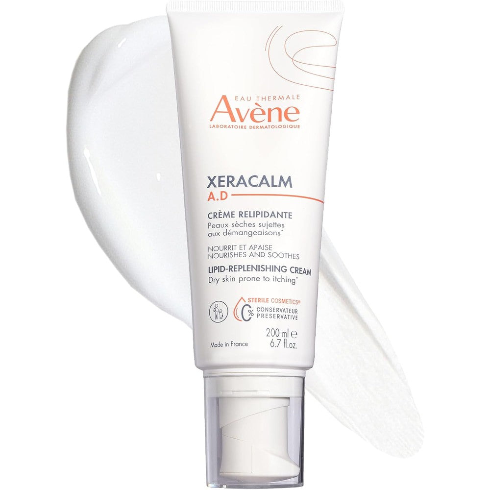 Avene Xeracalm A D Lipid Replenishing Cream For Dry Itchy Skin 200 Milliliters
