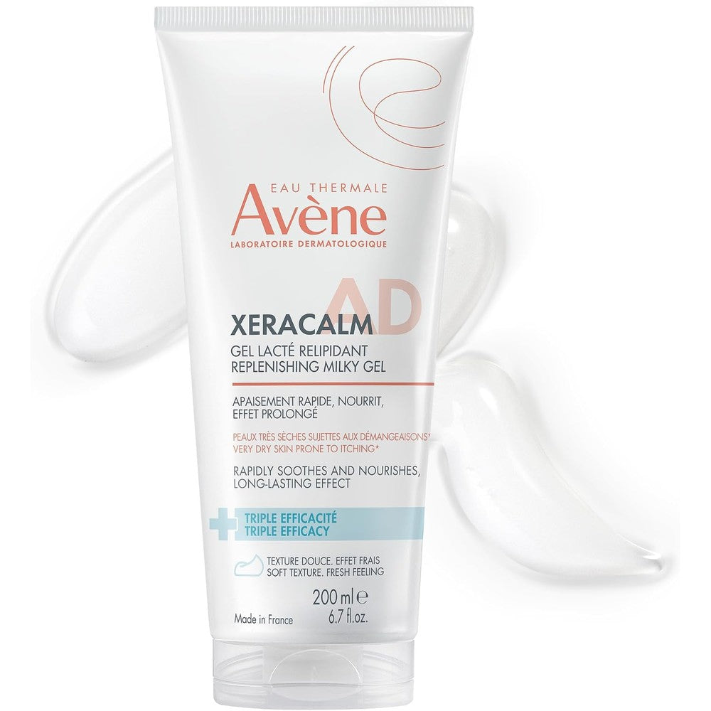 Eau Thermale Avène XeraCalm A.D Replenishing Milky Gel front view for dry skin