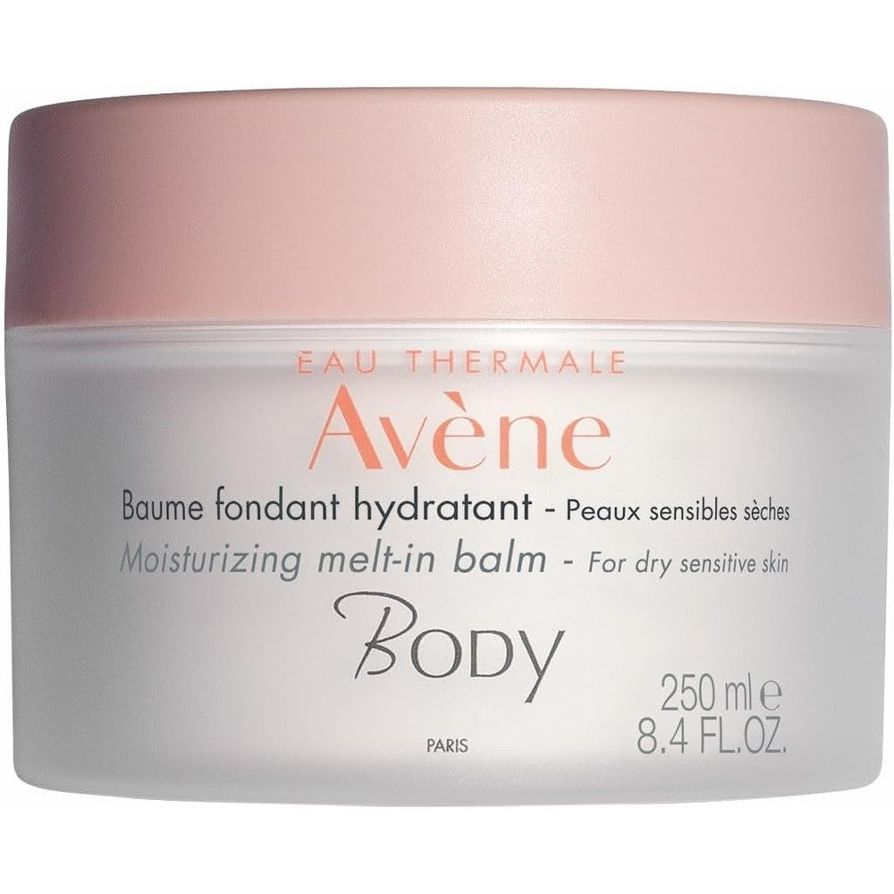 Avène Moisturizing Melt-In Balm With Shea Oil Body Butter For Dry Sensitive Skin Non-Greasy Quick Absorbing 8.4 Ounce