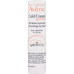 Eau Thermale Avene Cold Cream Nutrition Nourishing Lip Balm For Dry Chapped Lips 0.1 Ounce