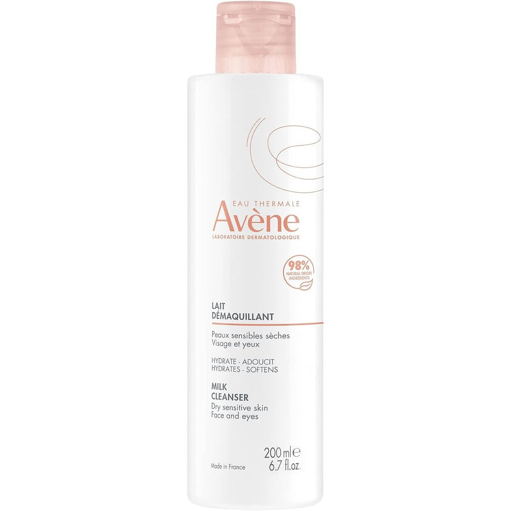 Eau Thermale Avène Gentle Milk Cleanser For Dry And Very Dry Sensitive Skin 200 Milliliters
