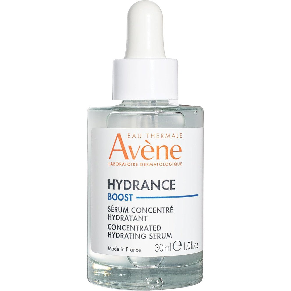 Eau Thermale Avene Hydrance Boost Concentrated Hydrating Serum For Sensitive Skin, 48 Hour Intense Moisture, 1.0 Fluid Ounce