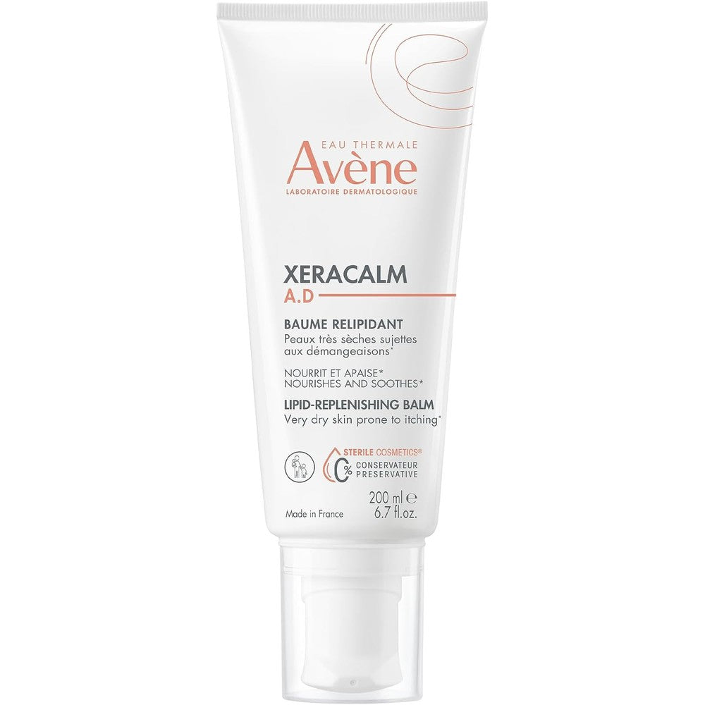 Avene XeraCalm Ad Lipid Replenishing Balm For Atopic Dermatitis And Eczema Prone Skin Infants Kids Adults Fragrance Free 200 Milliliters