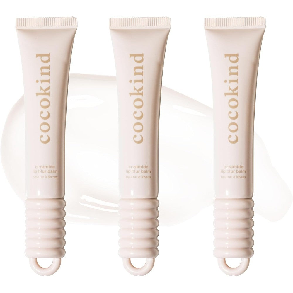 Cocokind Ceramide Lip Blur Balm front view authentic USA skincare packaging