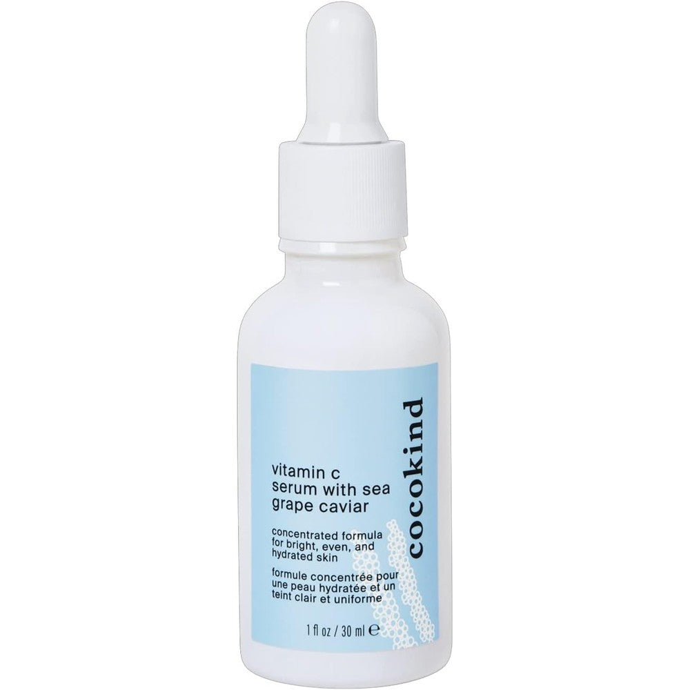 Cocokind Vitamin C Glow Serum front view bottle for skin brightening