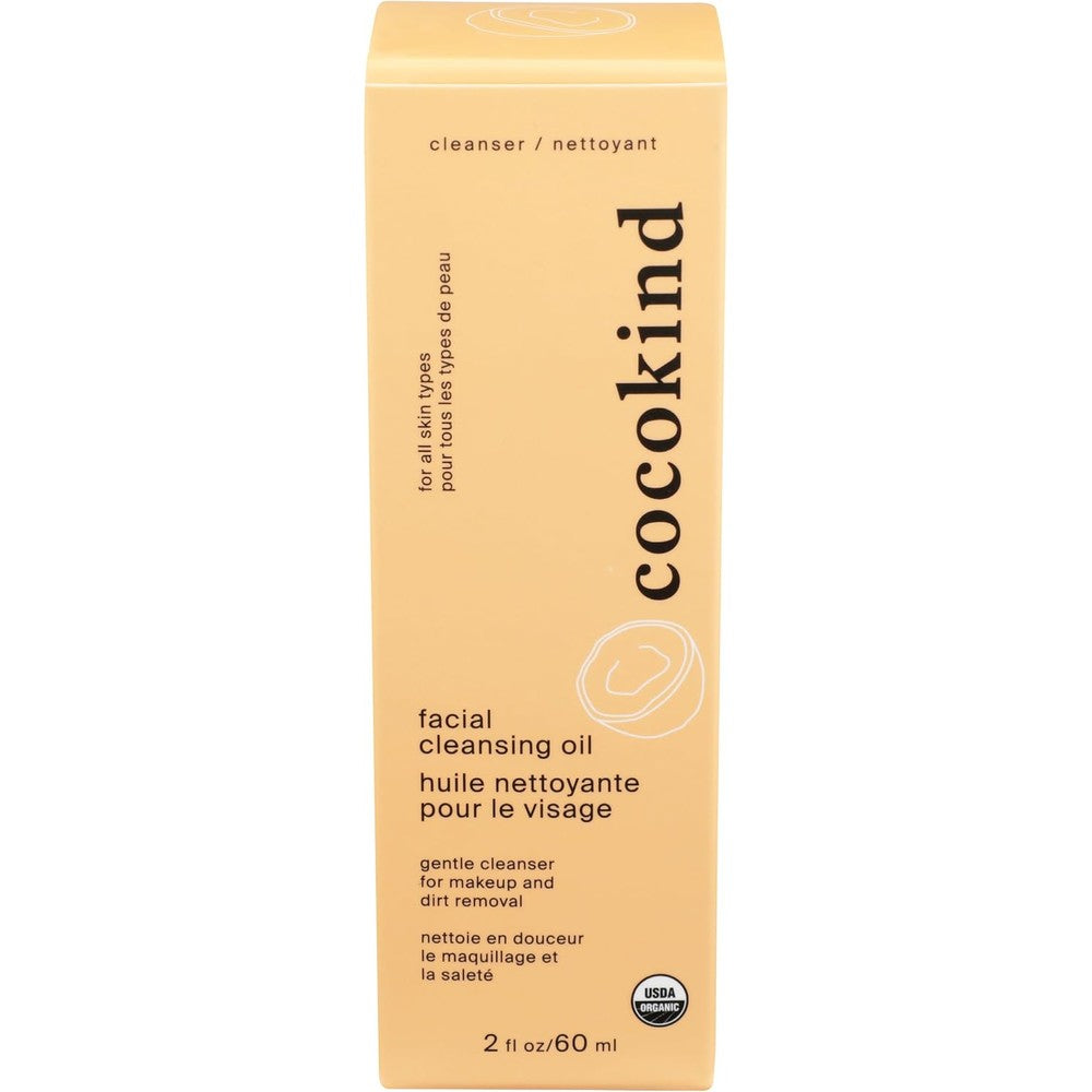 Cocokind Organic Facial Cleansing Oil bottle front view