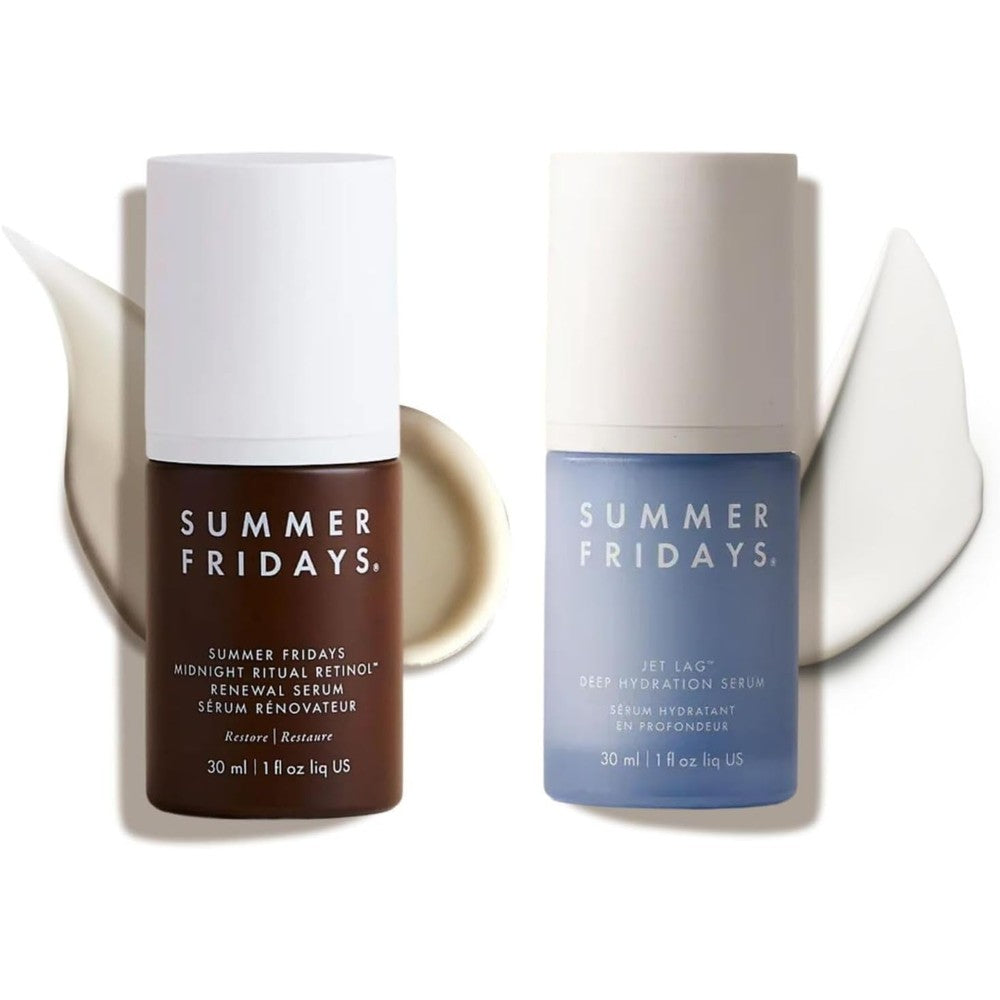 Summer Fridays Day and Night Serum Duo travel size packaging front view