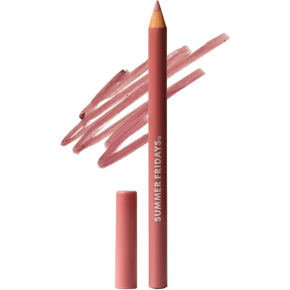 Summer Fridays SoftLine Lip Liner Pencil Sugar front view authentic USA imported makeup