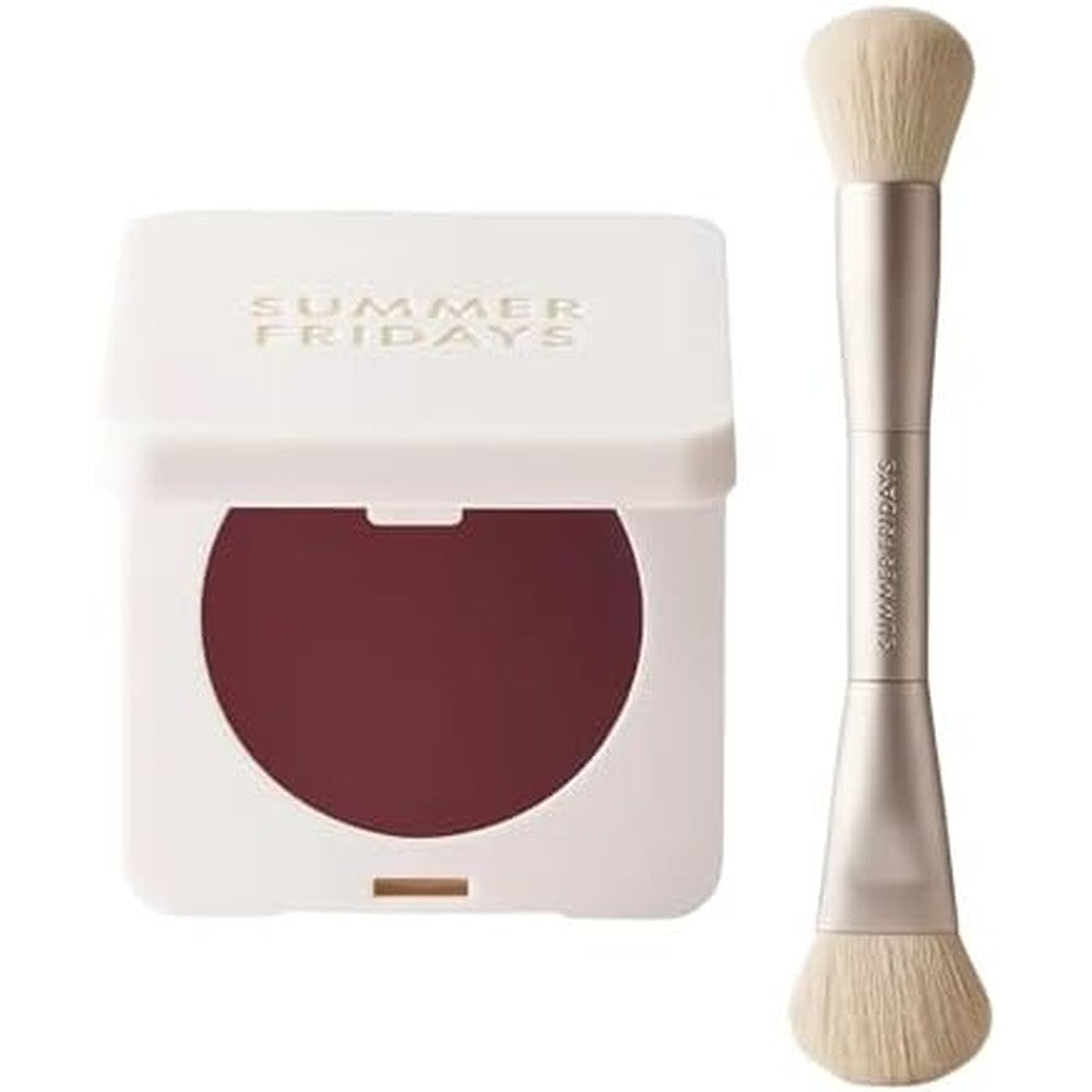 Summer Fridays Dewy Berry Cheek Essentials Set front view with box packaging