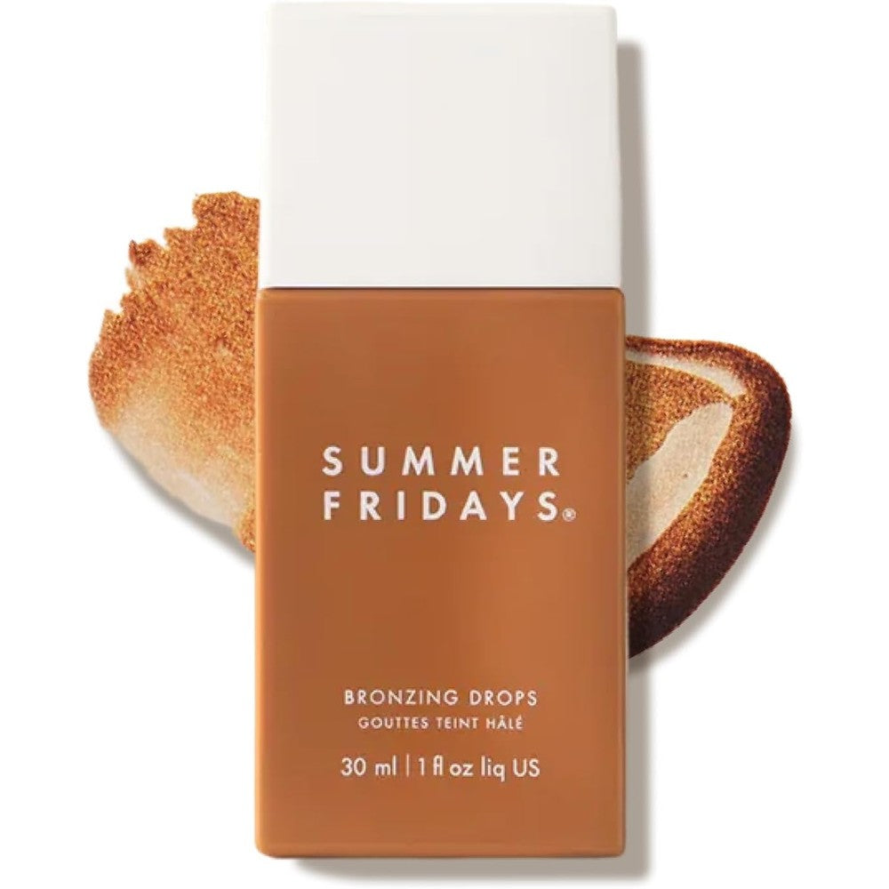 Summer Fridays Bronzing Drops front view bottle 1 fluid ounce